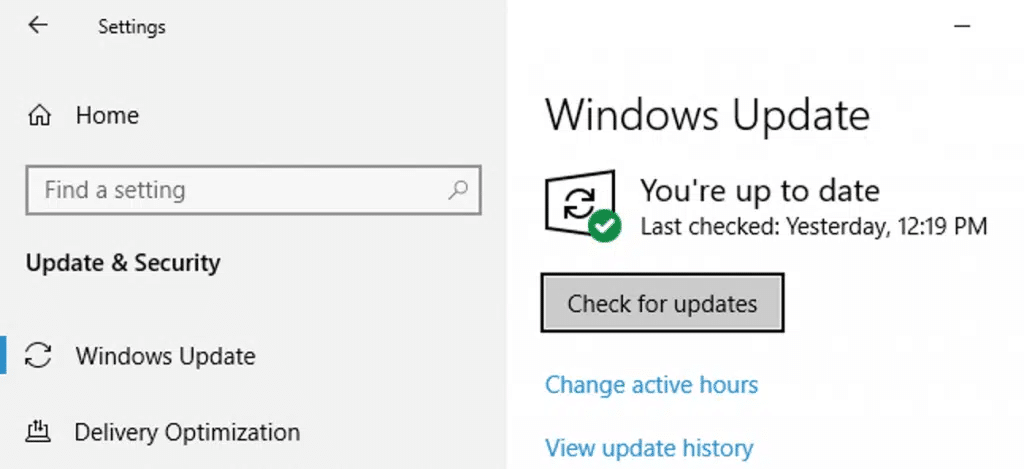 Update windows