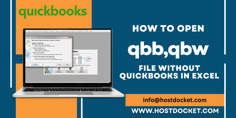 Open QBB, QBW & QBX File without QuickBooks