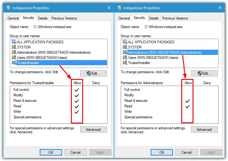 Allow full control - pdf converter 