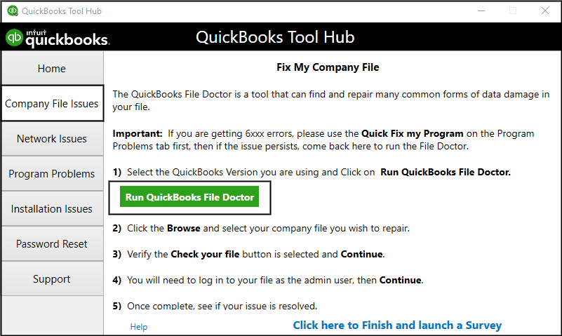 QuickBooks File Doctor