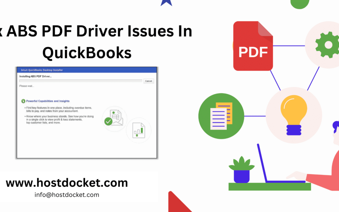 How to Fix Install ABS PDF Driver Issues in QuickBooks Desktop?