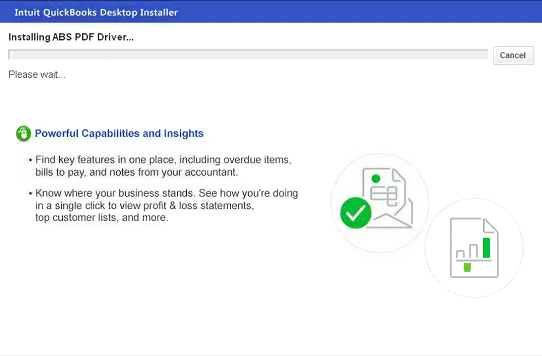 Installing ABS Pdf drive to resolve QuickBook Issue