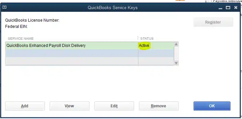 Payroll active - QuickBooks error code 15242