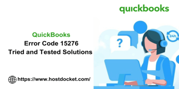 QuickBooks Error Code 15276
