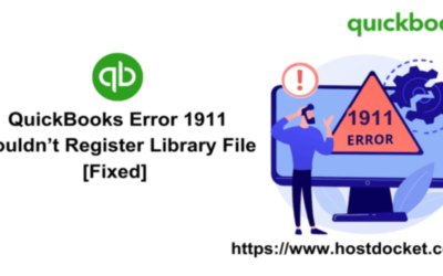 QuickBooks Error 1911: Couldn’t Register Library File [Fixed]