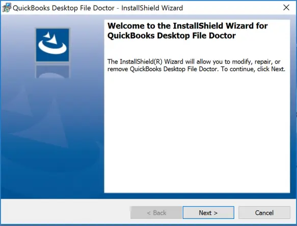 Run QuickBooks file doctor from Intuit Website 