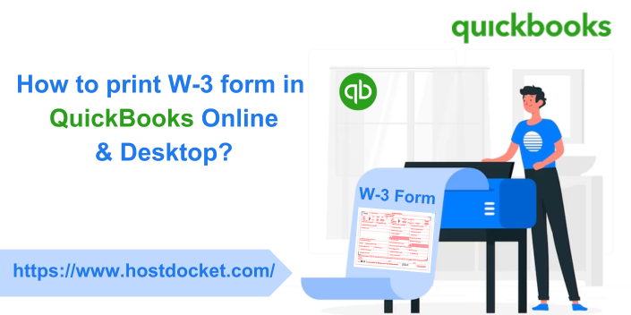 Print W-3 form in QuickBooks online and desktop
