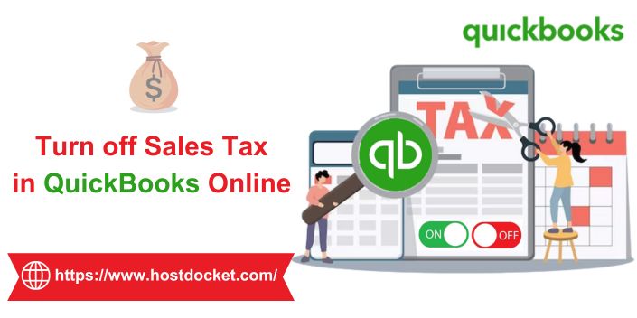 Turn off sales tax in QuickBooks online