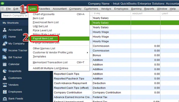 payroll item list image