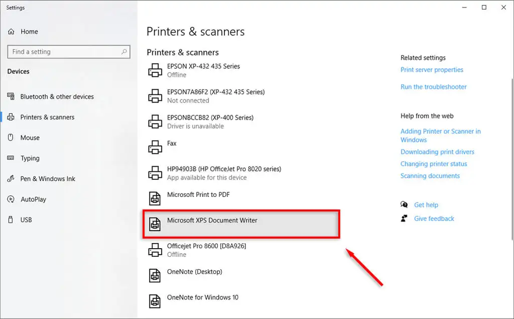 Microsoft XPS Document Writer v4