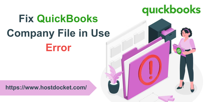 QuickBooks Company File in Use