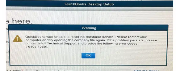 QuickBooks Error 6106 1069