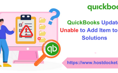 QuickBooks Update Unable to Add Item to List: Solutions