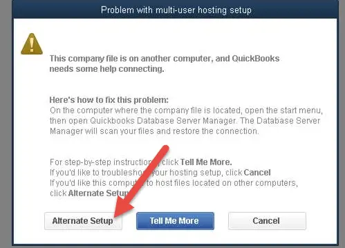 QuickBooks multi user mode not working
