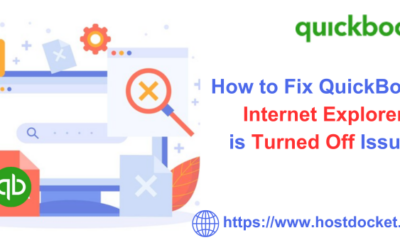How to Fix QuickBooks Internet Explorer is Turned Off Issue?