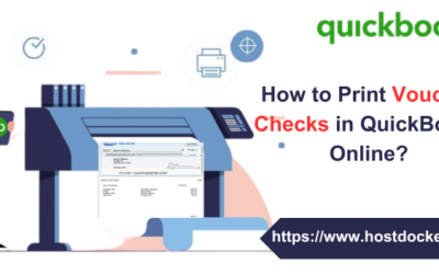 How to print voucher checks in QuickBooks Online? 