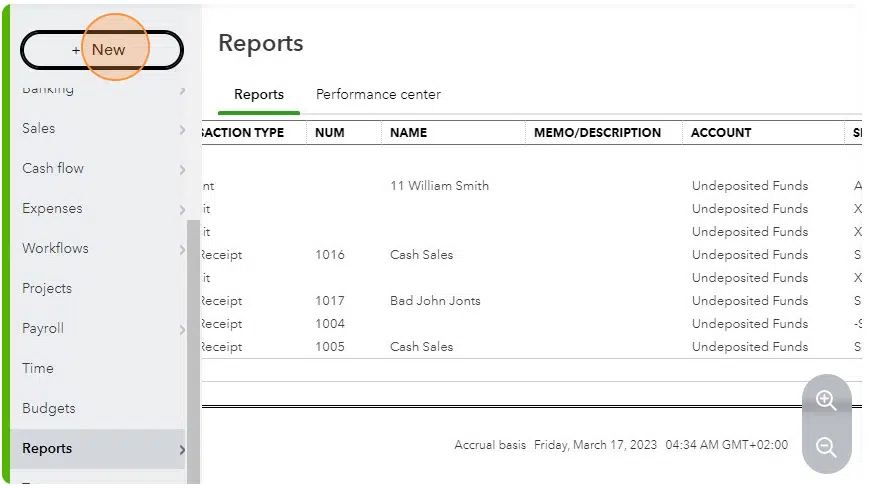 Undeposited funds in QBO