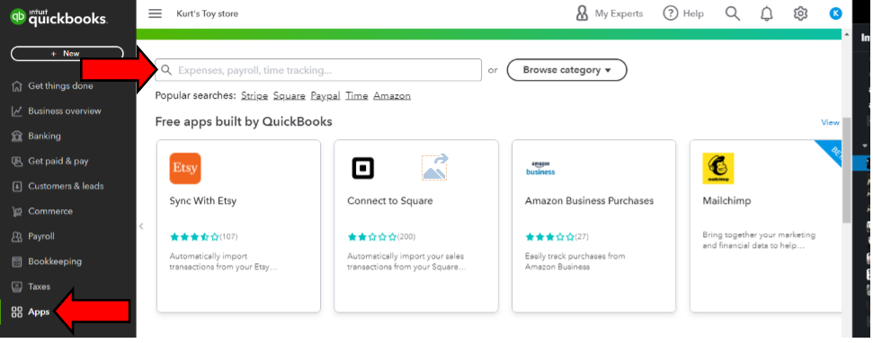 QuickBooks credit card processing