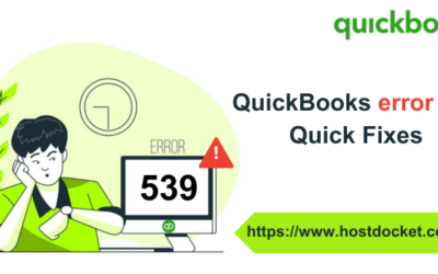 QuickBooks error 539 – Quick Fixes 